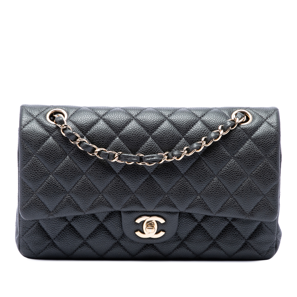 Pre-Loved Chanel Medium Classic Caviar Double Flap